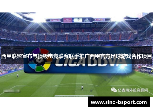 西甲联盟宣布与顶级电竞联赛联手推广西甲官方足球游戏合作项目